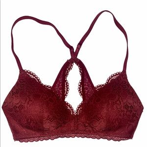 Aerie American Eagle Bralette 32B Lace Racerback